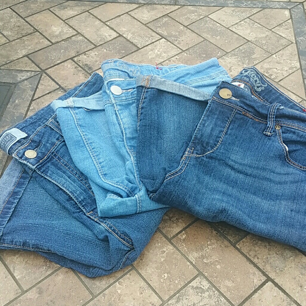 3"LOT" size 10, Bramuda style jean shorts!